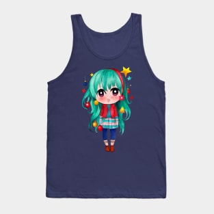 Christmas Girl Tank Top